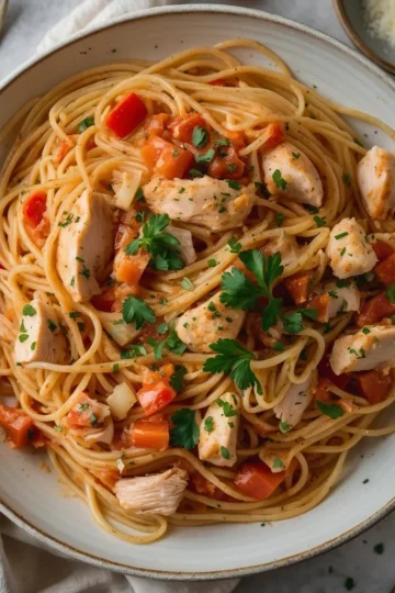 Chicken spaghetti