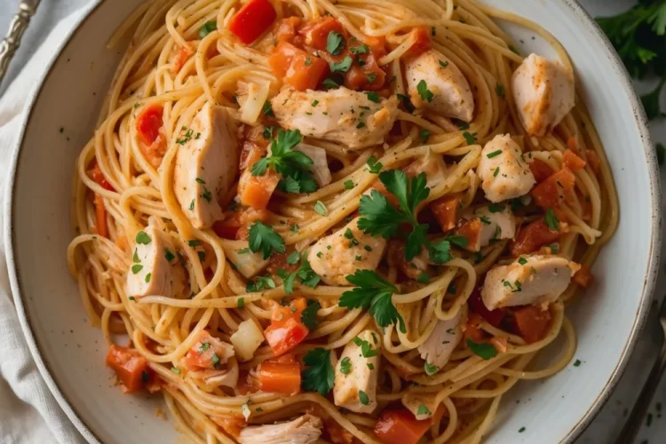 Chicken spaghetti