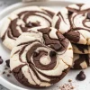 Chocolate Marshmallow Swirl Cookies