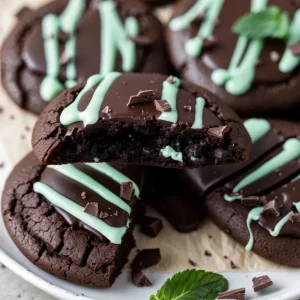 Chocolate Mint Cookies