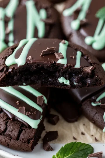Chocolate Mint Cookies