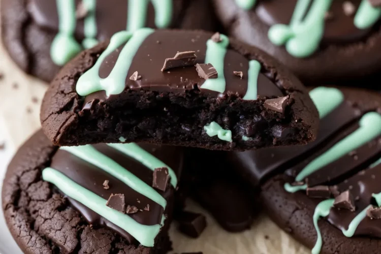 Chocolate Mint Cookies