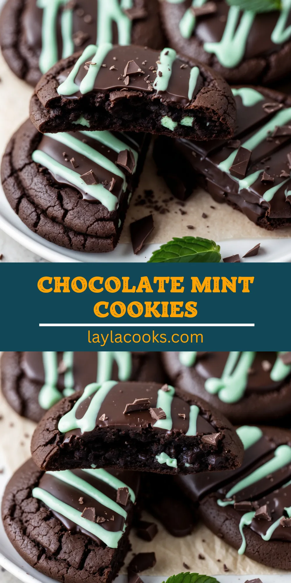 Chocolate Mint Cookies