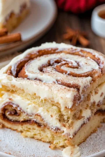 Cinnamon Roll Cake
