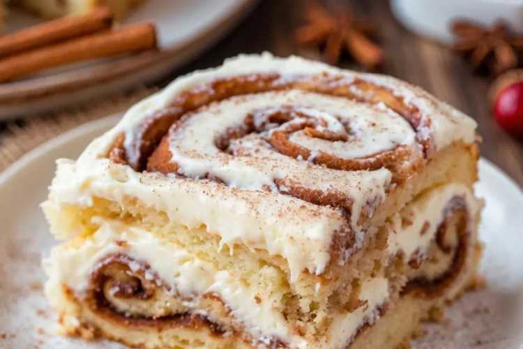 Cinnamon Roll Cake