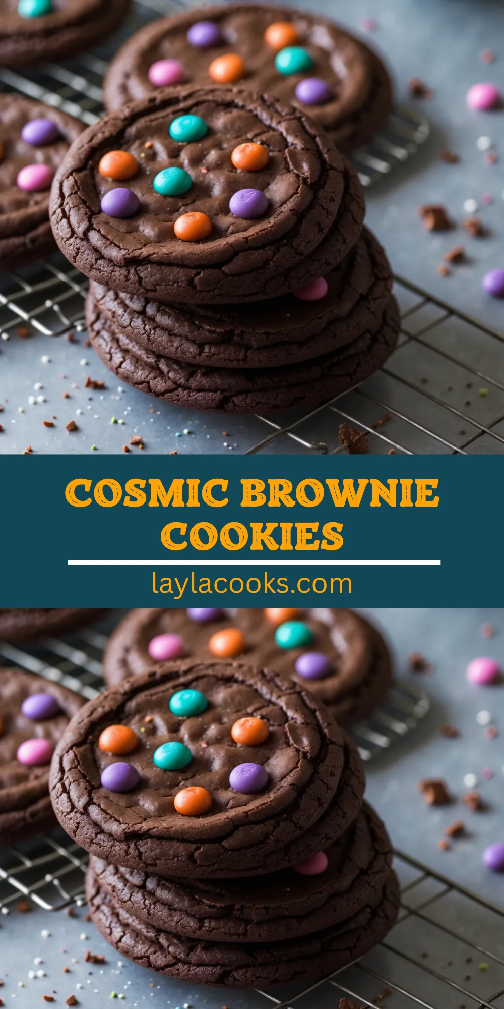 Cosmic Brownie Cookies