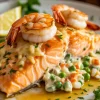Crab & Shrimp Stuffed Salmon