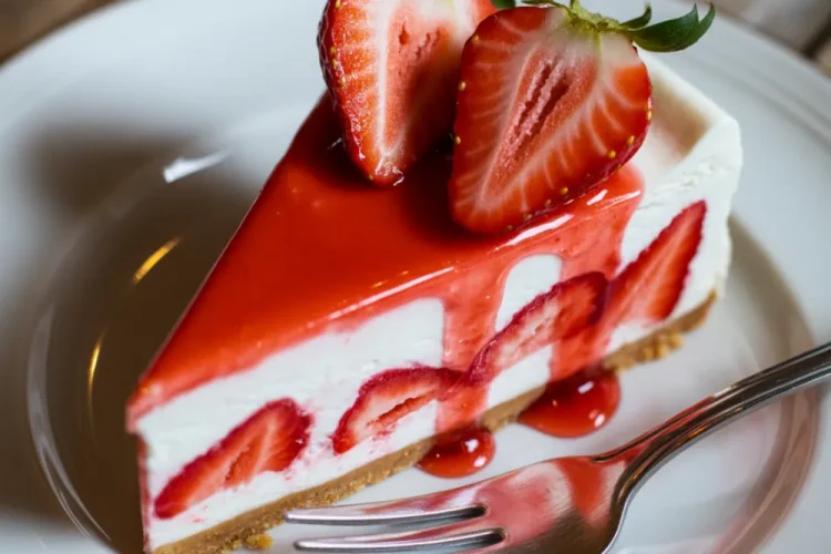 Creamy Strawberry Cheesecake
