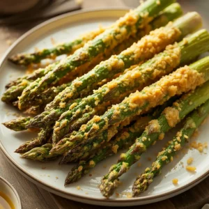 Crispy Parmesan Asparagus Sticks