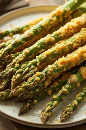 Crispy Parmesan Asparagus Sticks