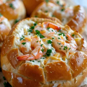 Delightful Stuffed Seafood Bread Bowl