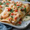 Easy Creamy Shrimp Enchiladas
