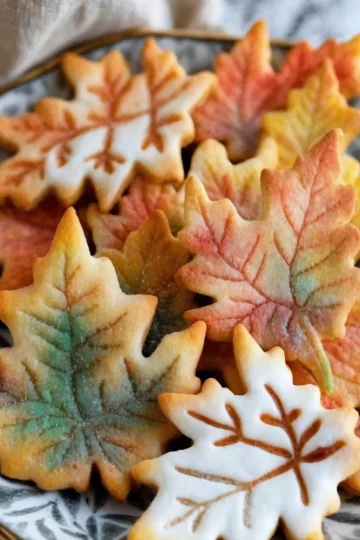 Easy Fall Leaf Cookies