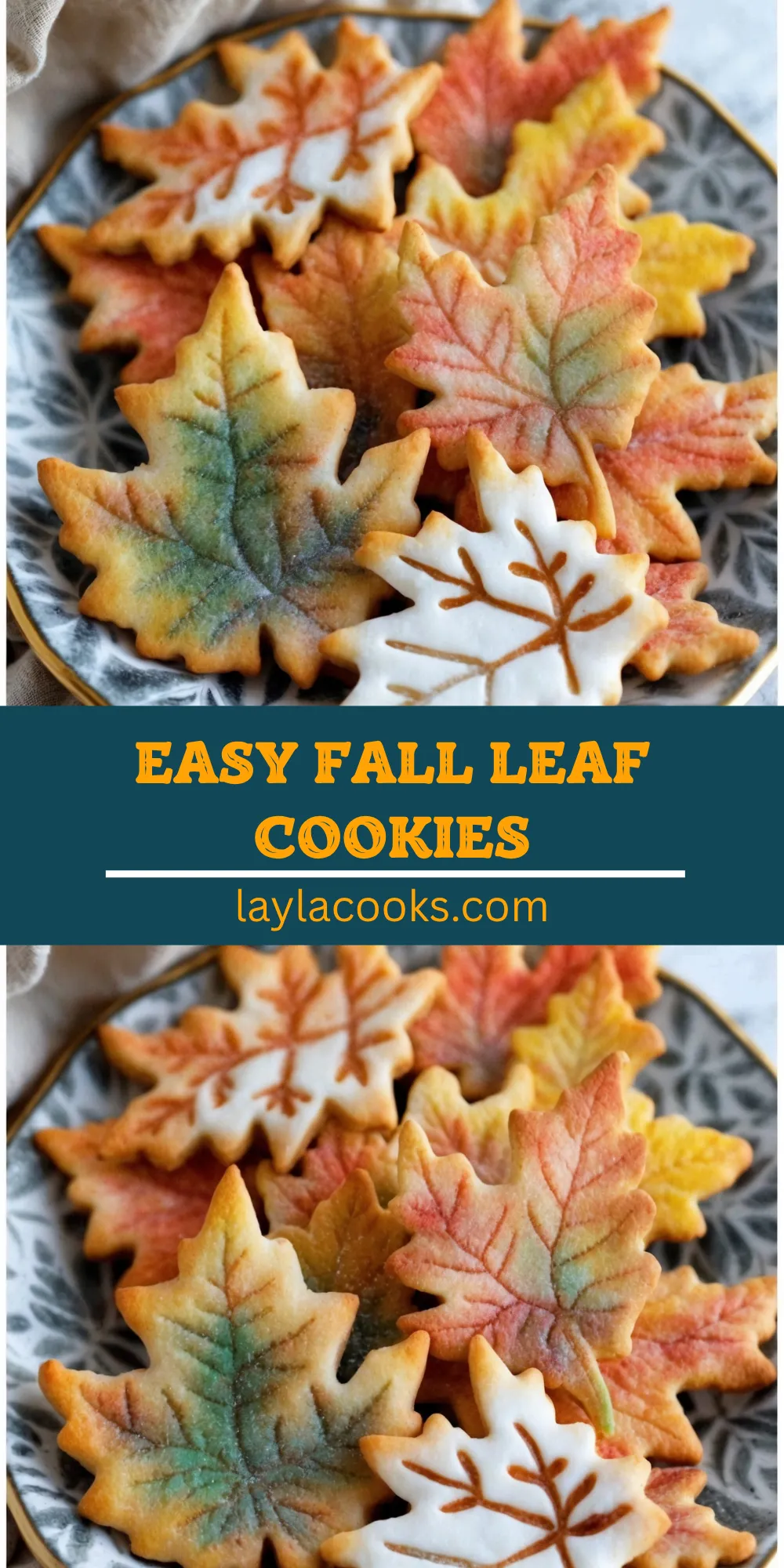 Easy Fall Leaf Cookies