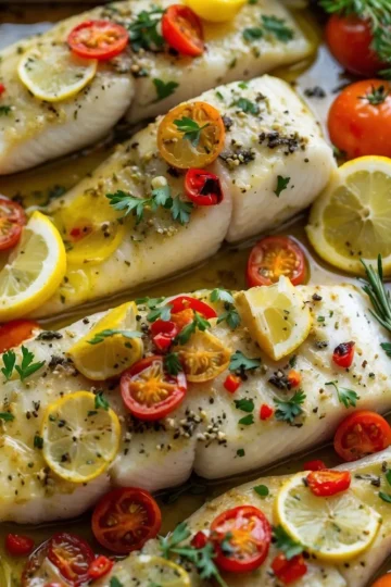 Easy Mediterranean Baked Fish
