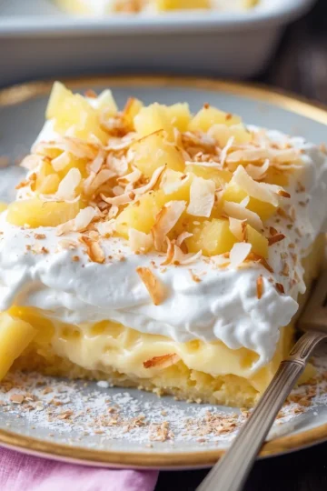 Easy No-Bake Pineapple Dessert