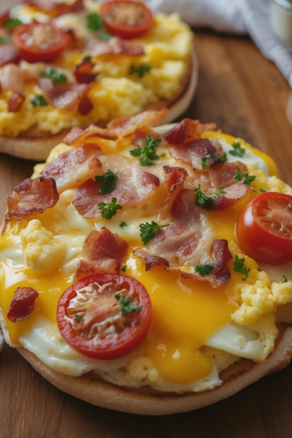 English Muffin Breakfast Pizza