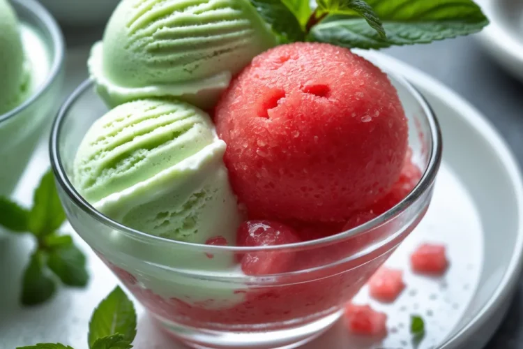 Fresh Mint Ice Salted Watermelon