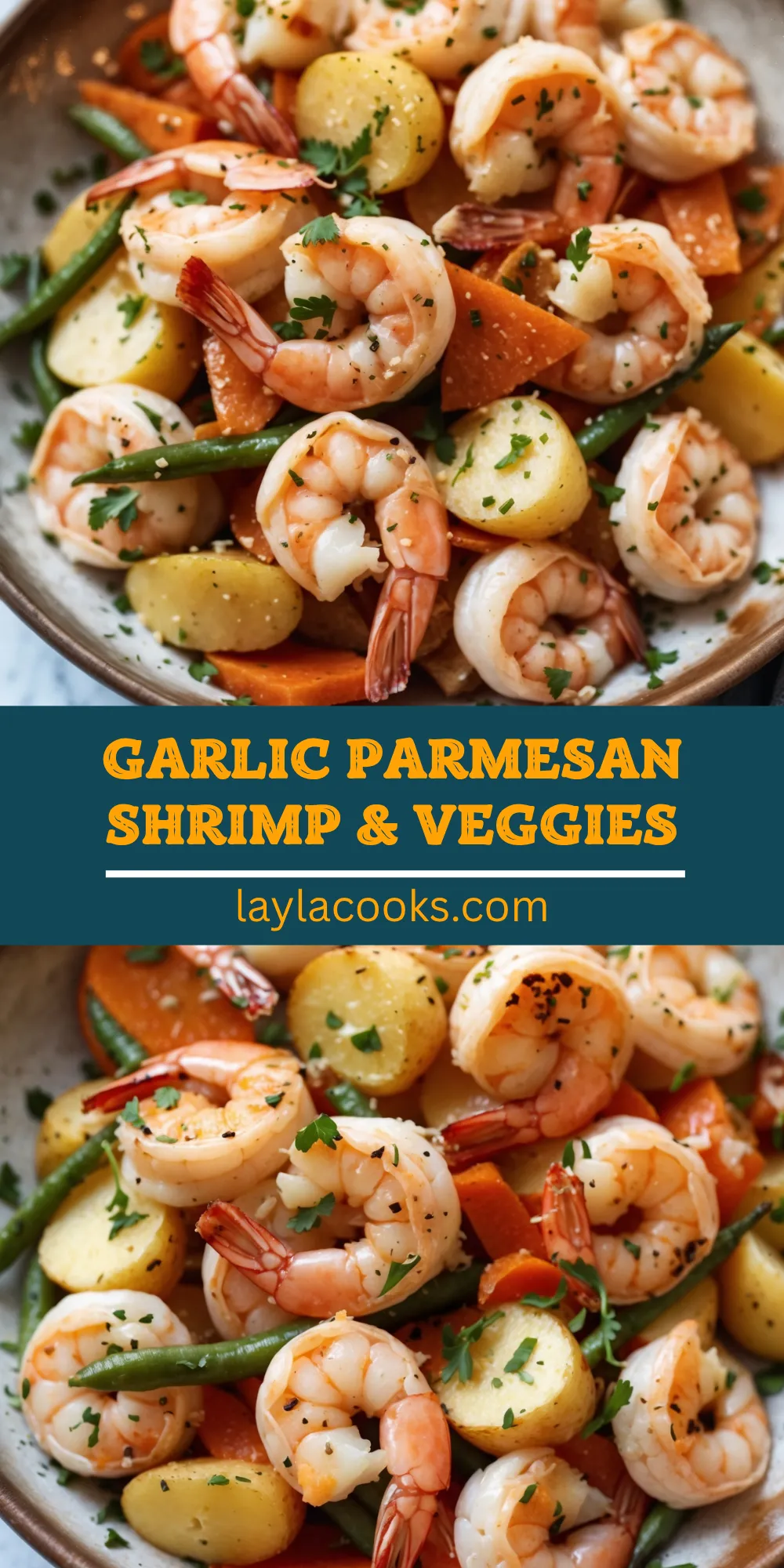 Garlic Parmesan Shrimp & Veggies