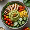 Grilled Chicken Power Bowl with Guacamole & Veggies