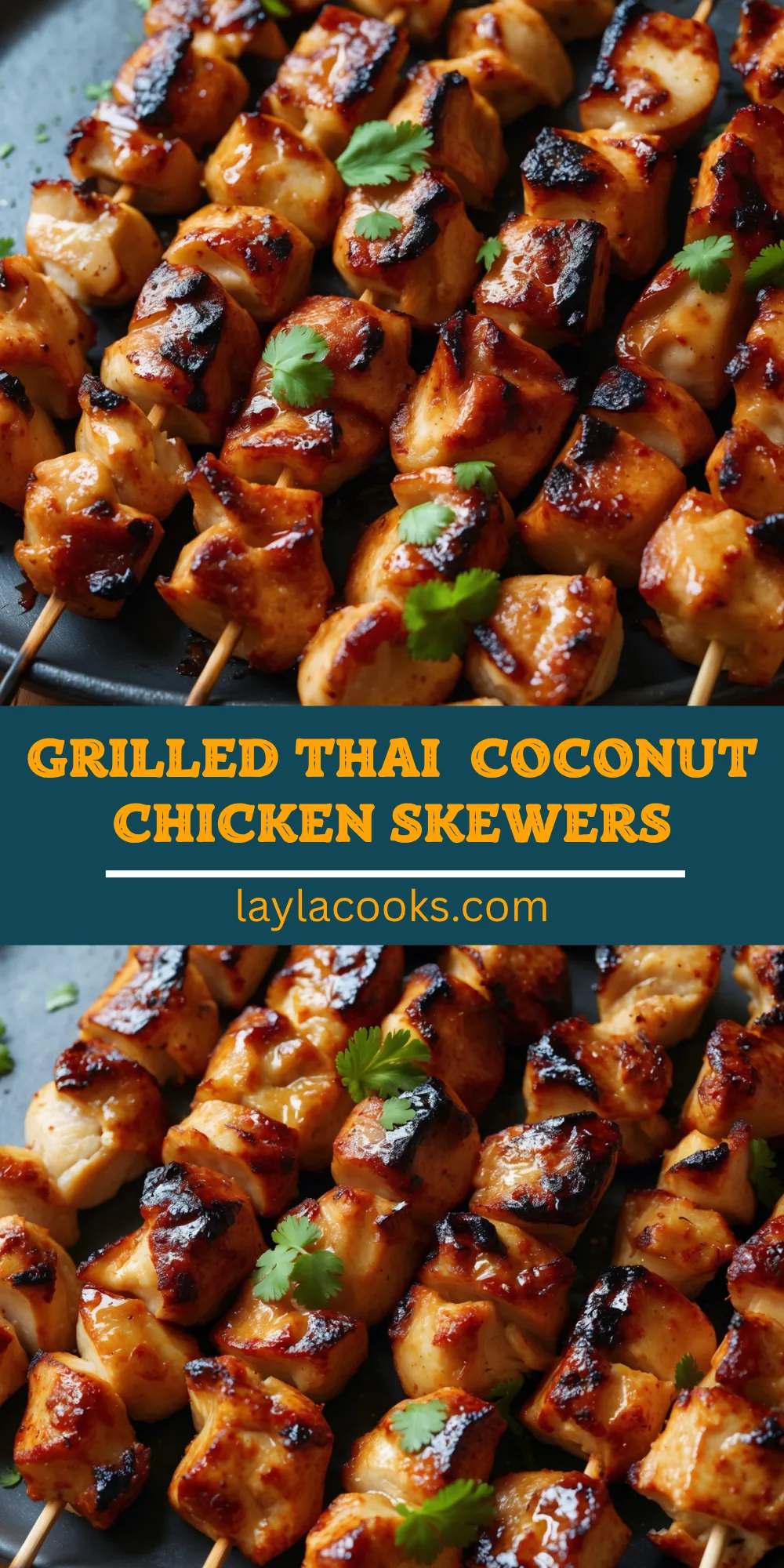 Grilled Thai Coconut Chicken Skewers