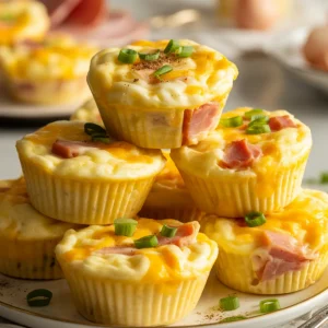 Ham and Cheese Egg Muffins