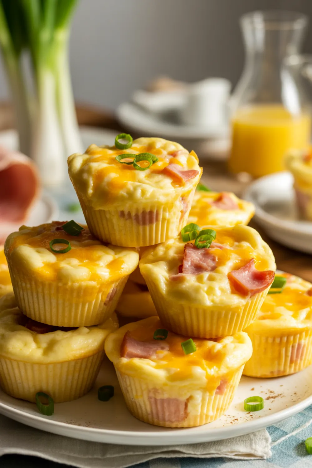 Ham and Cheese Egg Muffins