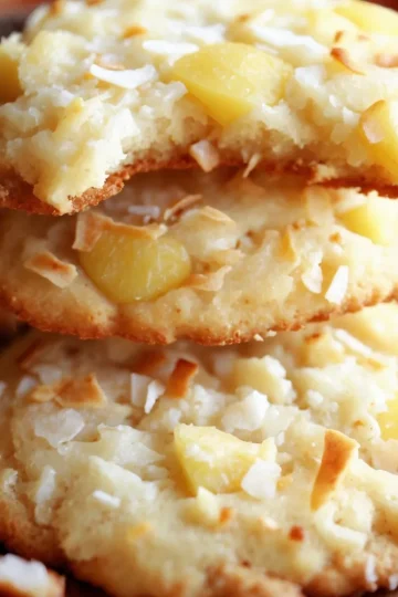 Hawaiian Pineapple Coconut Cookies