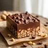 Healthy No-Bake Chocolate Peanut Butter Crunch Bars