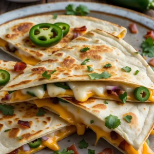 Jalapeño Popper Quesadillas