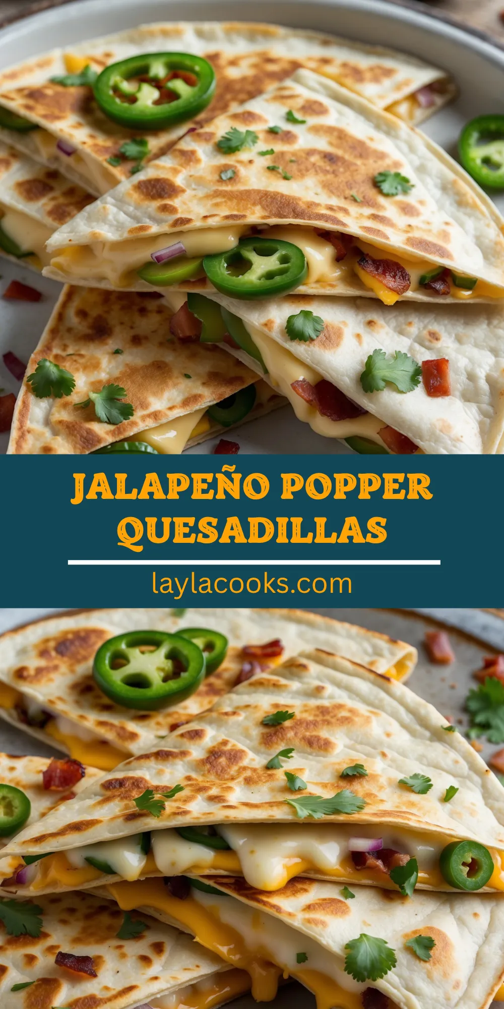 Jalapeño Popper Quesadillas