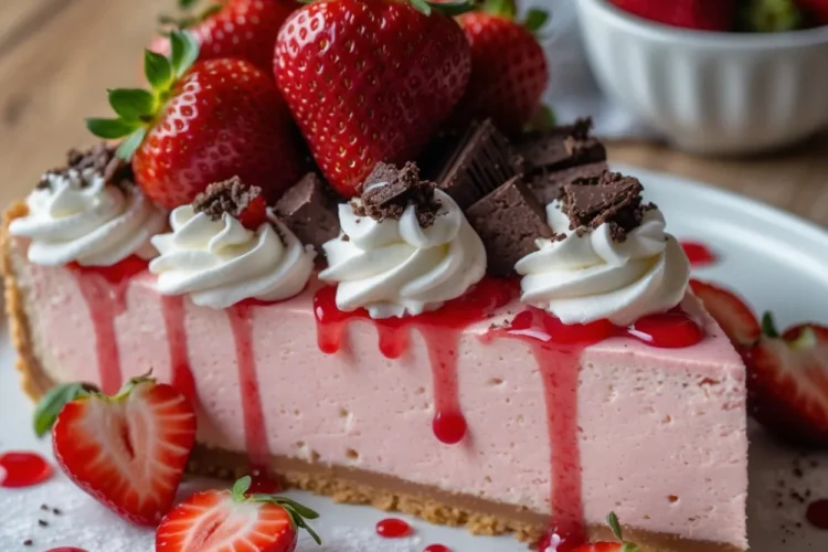 Luscious Strawberry Dream Cheesecake