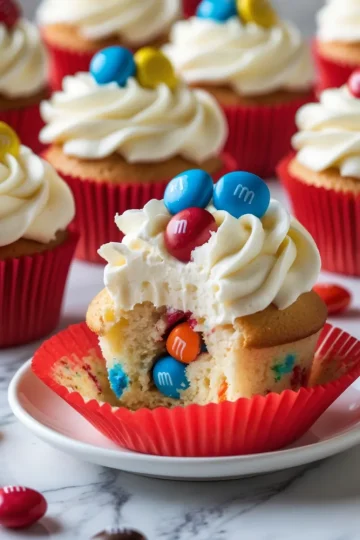 M&M Cupcakes Recipe