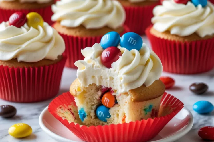 M&M Cupcakes Recipe