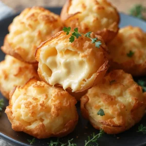 Mashed Potato Cheese Puffs