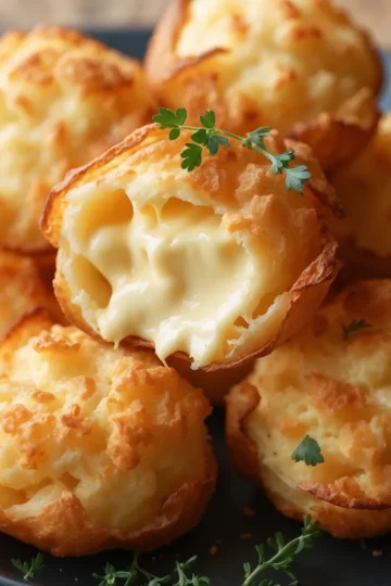 Mashed Potato Cheese Puffs