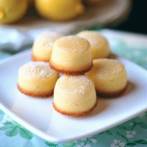 Mini Lemon Drop Cakes