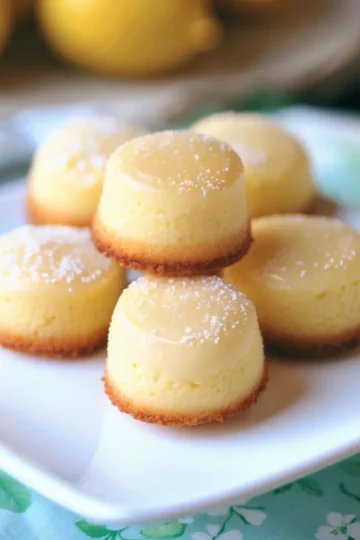 Mini Lemon Drop Cakes