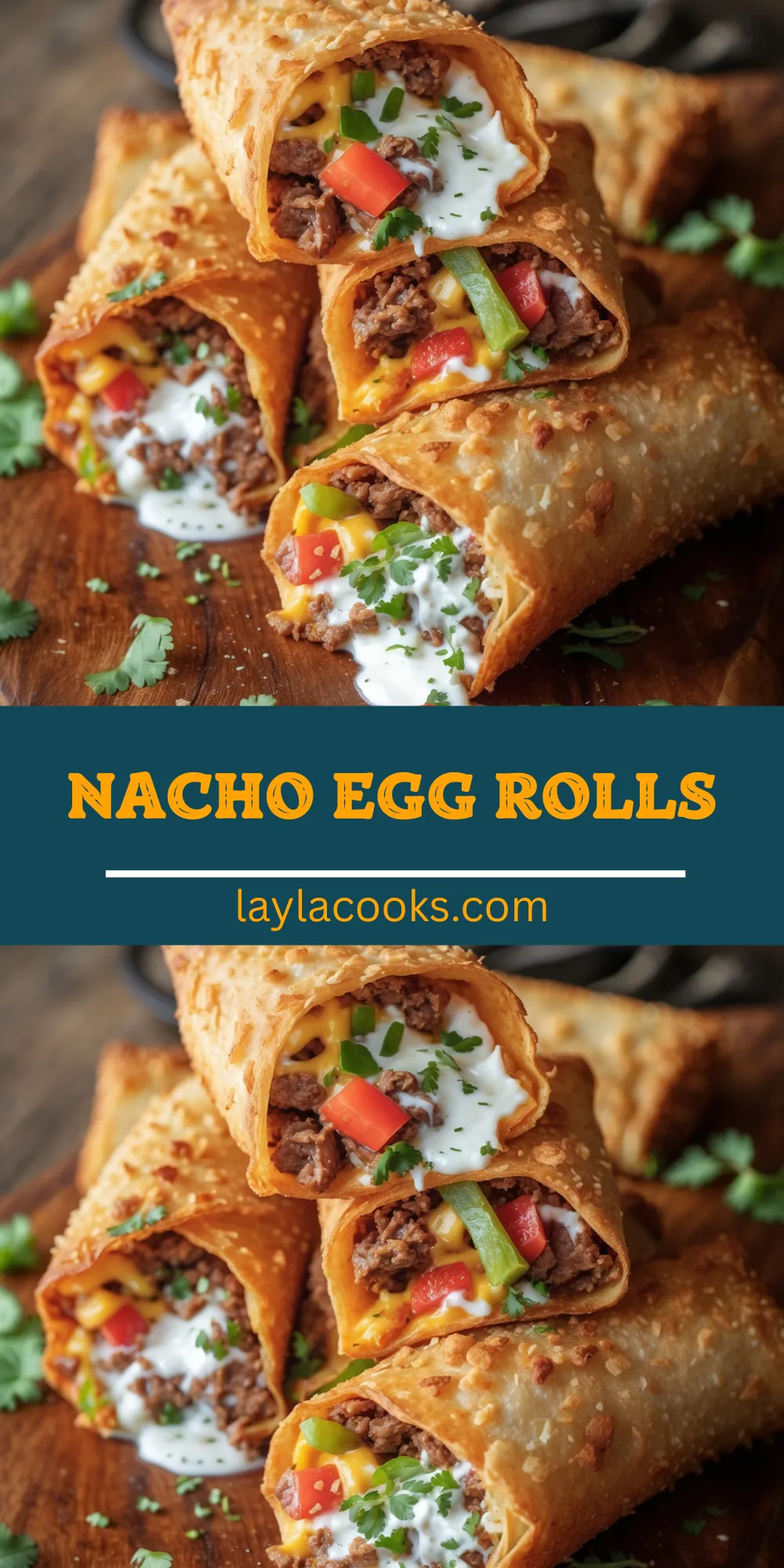 Nacho Egg Rolls