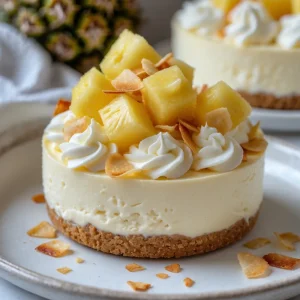 No-Bake Pineapple Heaven Cheesecake Dessert