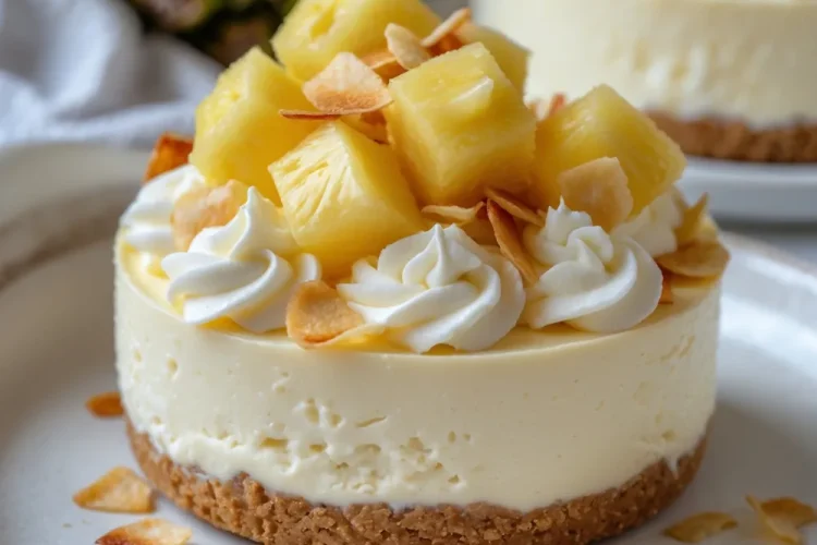 No-Bake Pineapple Heaven Cheesecake Dessert