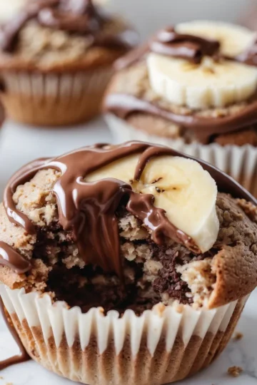 Nutella Banana Muffins