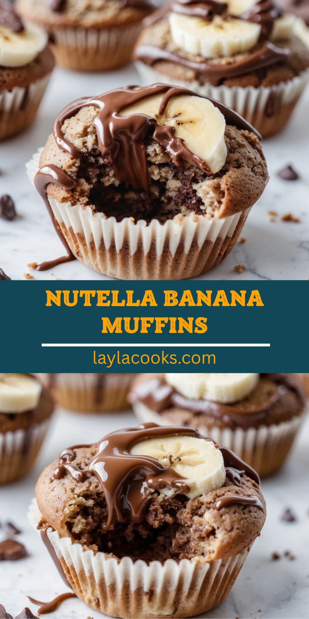Nutella Banana Muffins