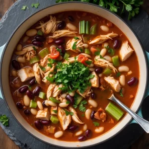 One-Pot Greek Chicken Chili