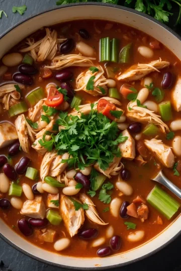 One-Pot Greek Chicken Chili