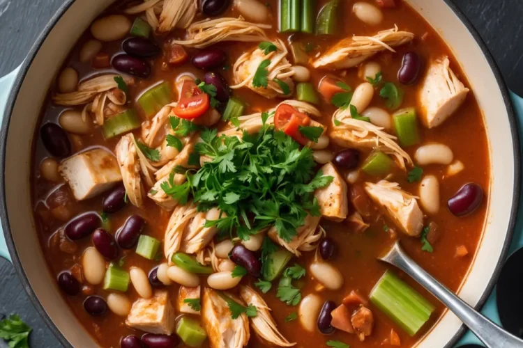 One-Pot Greek Chicken Chili