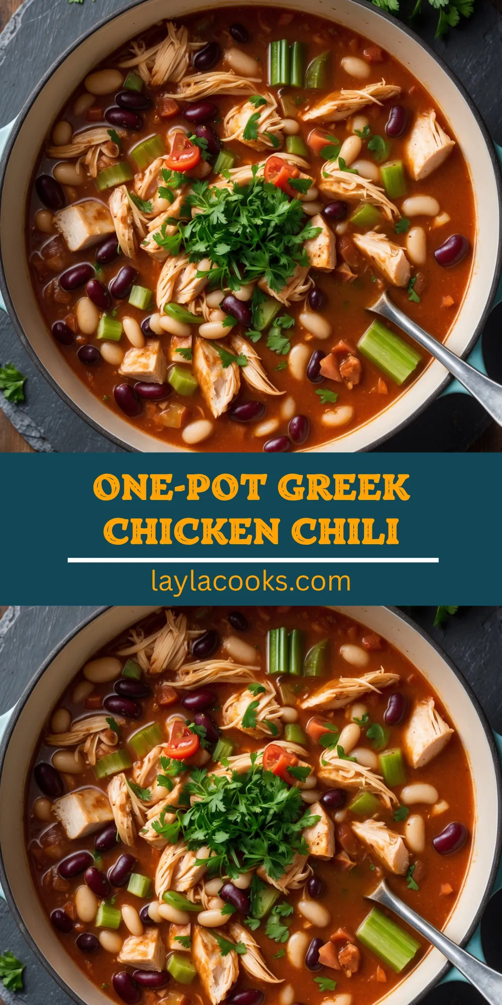 One-Pot Greek Chicken Chili