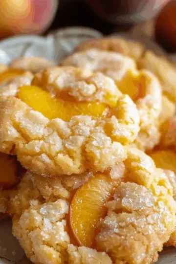 Peach Cobbler Cookies