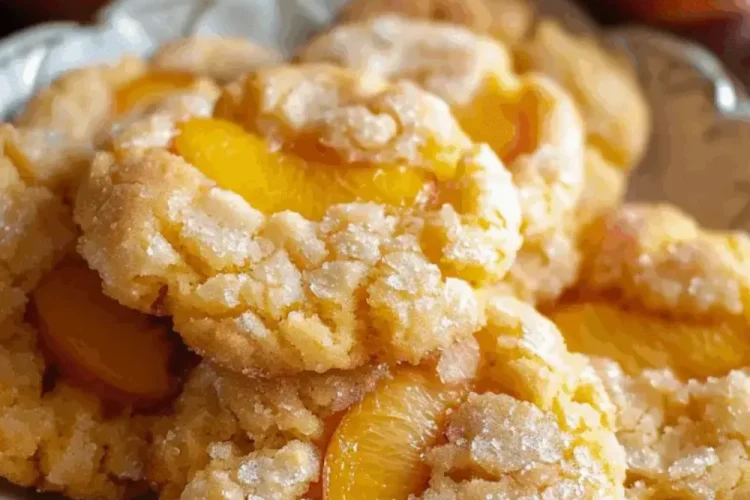 Peach Cobbler Cookies