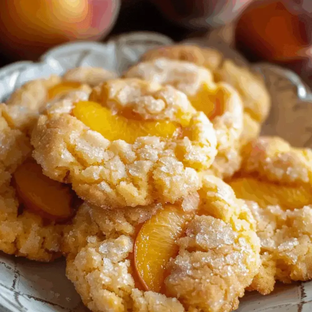 Peach Cobbler Cookies